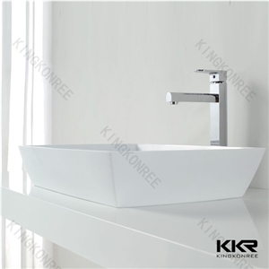 Kkr Artificial Stone Bathroom Washbasin Cabinet Design