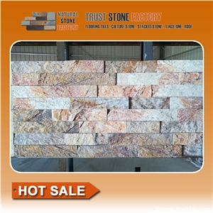 Brown Slate Cultured Stone/Grey Slate Thin Stone Veneer/Rust Slate Stacked Stone/Stone Panel for Wall Covering/Wall Decor/Rusty Ledge Stone/Stone Tiles for Feature Wall/Dry Stone Walling/Feature Wall