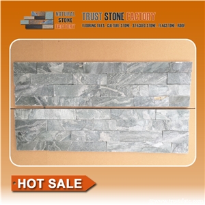 China Light Grey Slate Cultured Stone/Slate Culture Stone/Culture Slate/Slate Wall Cladding/Ledge Stone