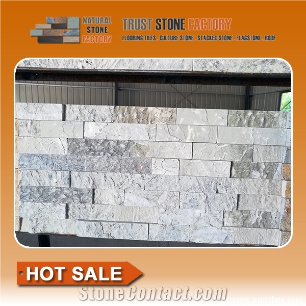 Dry Stone Wall Construction,Exteria Stacked Stone,White Quartzite Stacked Stone Wallpaper