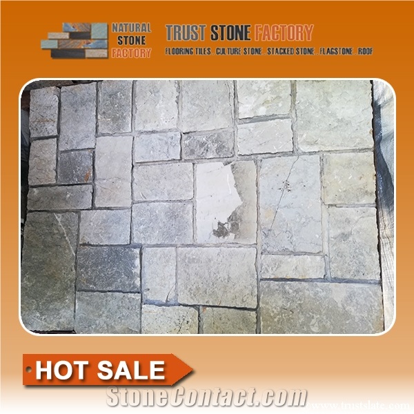 Gray Quartzite Mosaic,Stone Mosaic Tile,Natural Mosaic Wall Tiles