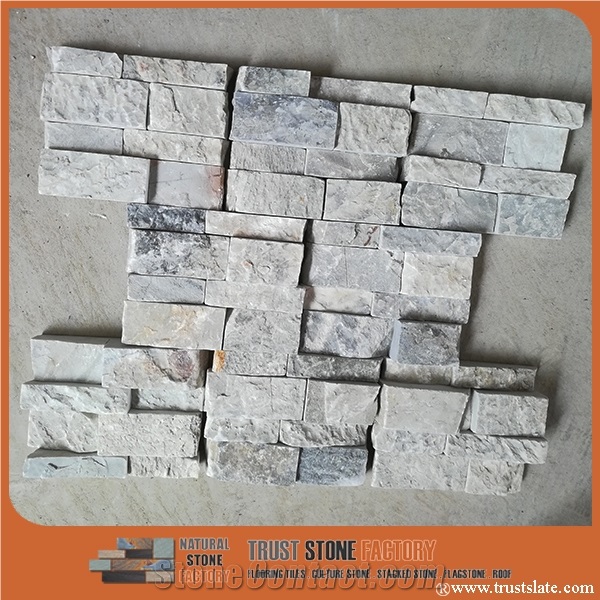Grey Fieldstone,Irregular Thin Ledgestone, Field Stone Veneer, Natural Random Stone Veneer, Slate Loose Ledgestone, Retaining Wall Stone, Feature Walling Stone