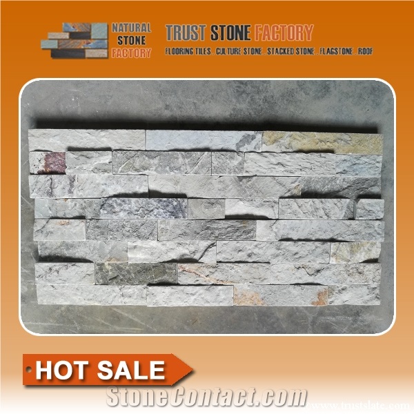 Grey Limestone Ledge Stone/Stone Wall Cladding/Stone Wall Decor/Thin Stone Veneer/Feature Wall/Split Face Culture Stone/Retaining Wall Stone/Fieldstone Wall