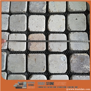 Grey Mosaic Slate Tiles for Wall,Bathroom,Floor,Interior