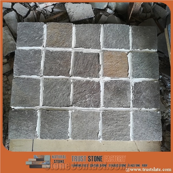 Grey Mosaic Tiles/Square Mosaic/Stone Mosaic/Composited Mosaic