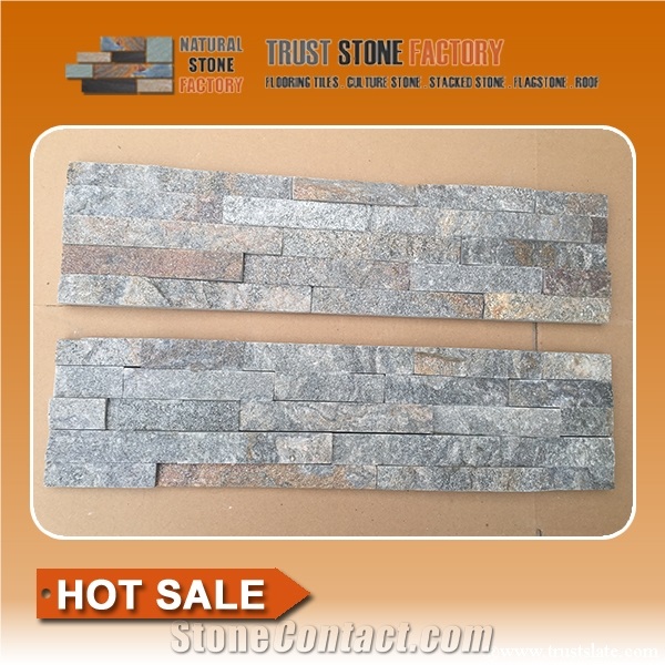 Grey Stone Wall Tile,Cheap Quartzite Stone Wall Cladding,Dry Stone Wall Construction, Fieldstone Wall, Dry Stone Wall Corner