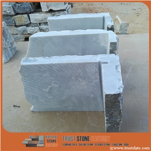 Loose Stone Veneer Corner,China Grey Limestone Cultured Stone