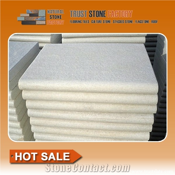 White Concrete Pool Coping Tiles,Flagstone Pool Coping,Inground Pool Coping Pavers