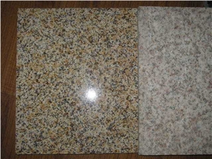 Zhangpu Rust Granite Flamed Tile, China Yellow Granite