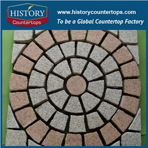 Lowest Price Natural Durable Stone, Exterior Garden & Patio & Walkway & Driveway Granite Pattern Stone