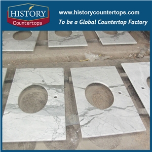 Popular Color and Hot Style Natural Stone, Best Selling Marble for Polishing Bathroom Countertops, Vanity Tops for Sales