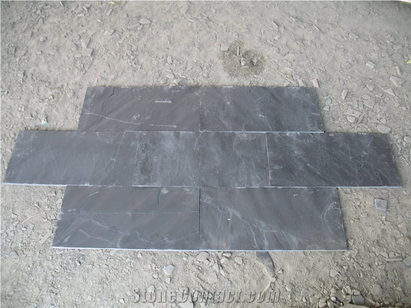 Black Slate Flooring / China Slate, Paving Sets, Floor Covering,Courtyard Road Pavers, Walkway Pavers