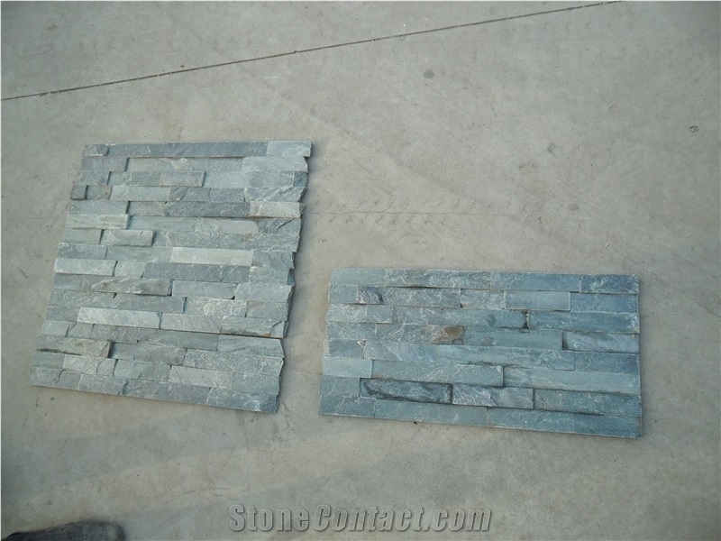 Blue Slate Cultured Stone / Wall Cladding,Stone Wall Decor,Stone Wall Decor,Thin Stone Veneer,Feature Wall