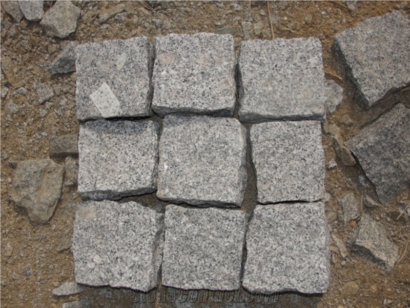 G341 Cube Stone / China Grey Granite,Floor Covering,Landscape Drainage,Garden Stepping Pavements,Courtyard Road Pavers, Paving Sets