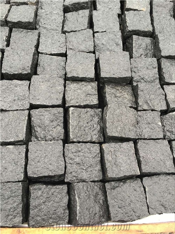 G684 Cube Stone / China Granite with Six Sides Natural,Floor Covering,Landscape Drainage,Garden Stepping Pavements,Courtyard Road Pavers, Paving Sets