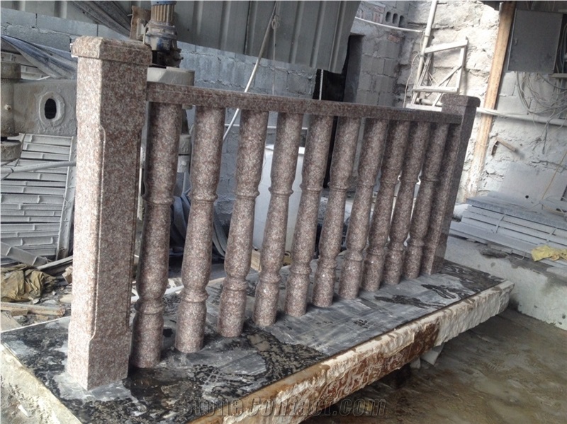 G687 Balustrade & Railings / China Granite ,Staircase Rails,Handrail,Railings,Balustrades,Baluster