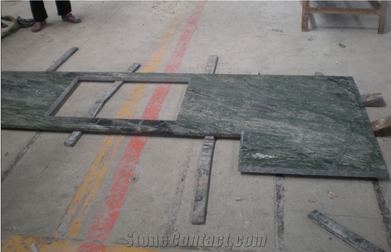Green Jade Countertop / China Granite, Kitchen Desk Tops