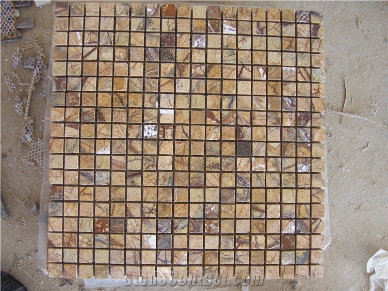 Rain Forest Mosaic,High Quality India Marble Mosaic for Inside or Outside Decoration