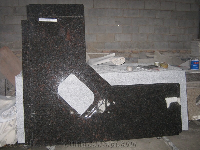 Tan Brown Countertop / India Granite, Polished,Kitchen Desk Tops,Kitchen Island Tops, Kitchen Bar Top,Kitchen Worktops