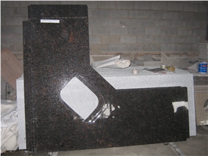 Tan Brown Countertop / India Granite, Polished,Kitchen Desk Tops,Kitchen Island Tops, Kitchen Bar Top,Kitchen Worktops