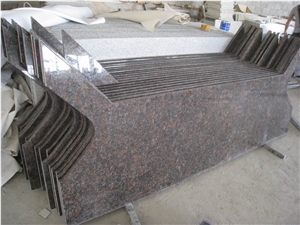 Tan Brown Granite Countertop / India Granite Kitchen Worktops