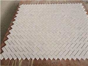 Best Sale Herringbone Mosaic Floor Marble Tiles