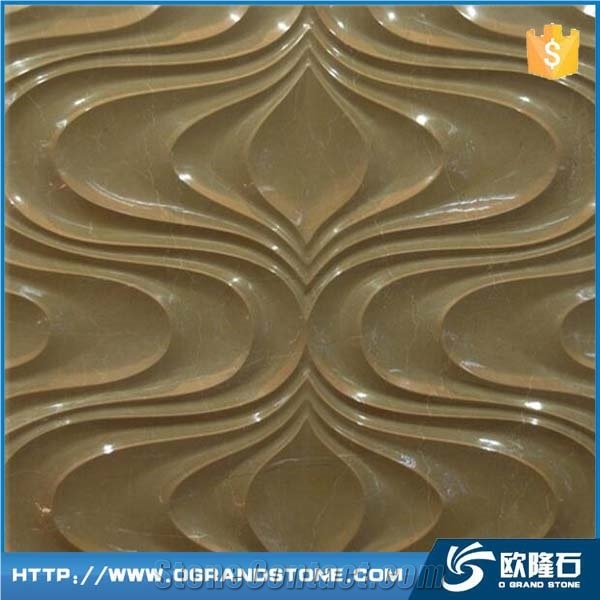 Yellow Marble 3d Tile, 3d Marble Wall and Floor Tile