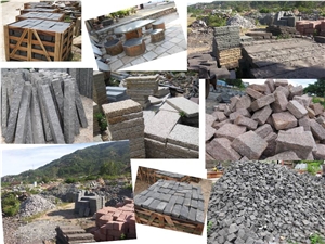 Cubes/ Cobbles Basalt, Black Basalt Cube Stone & Pavers