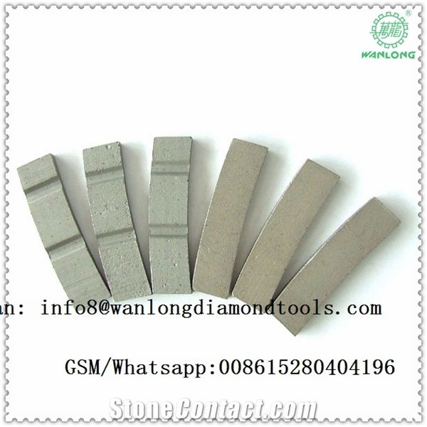 Wanlong Segment Sharp Segments for Saw Blade Carbide Segments for Granite Marble Segments