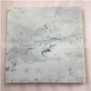 Italy Bianco Carrara Middle White Carrera Bianca Marble Tile & Slab Mosaic Polished for Wall Cladding Covering, Floor,Interior Building Stone