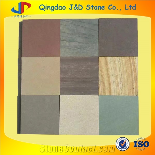 China Sandstone Paving Tiles, China Beige Sandstone