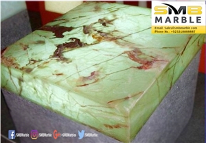 Green Onyx Tiles and Slabs for Flooring