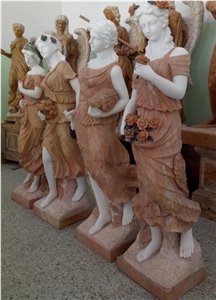 Greece Four Season Goddess Marble Sculpture