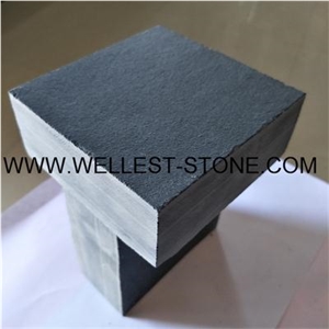 Wellest Natural Black Slate Paving Cube Stone Outdoor Driveway/Garden/Street/Patio Paving Stone