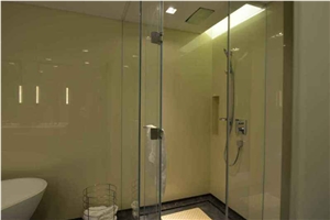 Best Quality White Nano Crystallized Stone Slab Interior Stone for Bathroom Anti-Slip Artificial Stone Tile