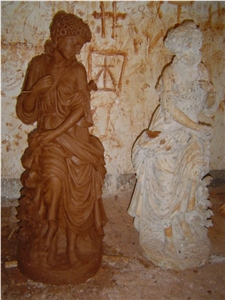 Hand Carved Marble Satue Sculpture Sitting Venus