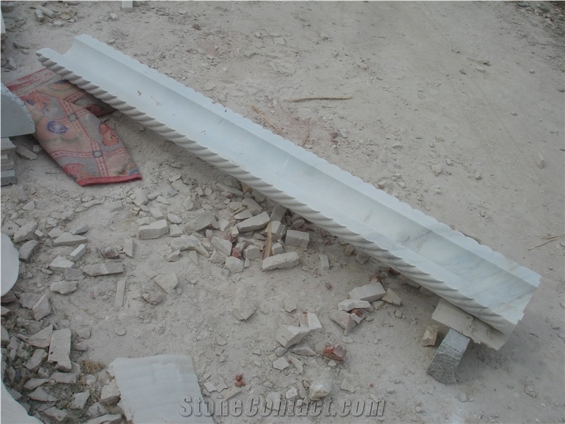 White Marble Hollow Column for Construction