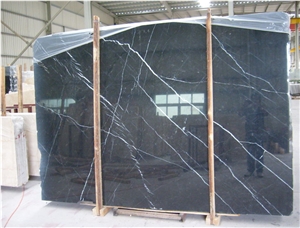 Black Nero Marquina Marble Slabs/Tiles/Wall Tiles for Countertops