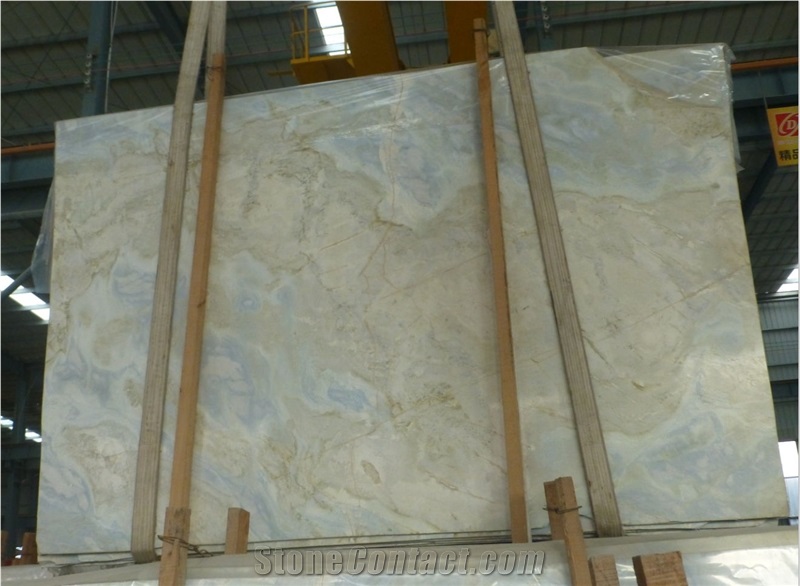 Decoration Material Blue Jade Mable Slabs for Wall Tiles/Flooring/Background