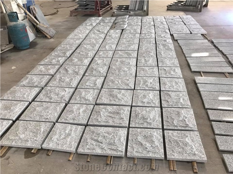 Light Grey Granite G603 Mushroom Treatment Wall Cladding,Floor Tiles Natural Decorative White Building Material