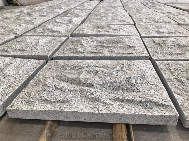 Light Grey Granite G603 Mushroom Treatment Wall Cladding,Floor Tiles Natural Decorative White Building Material