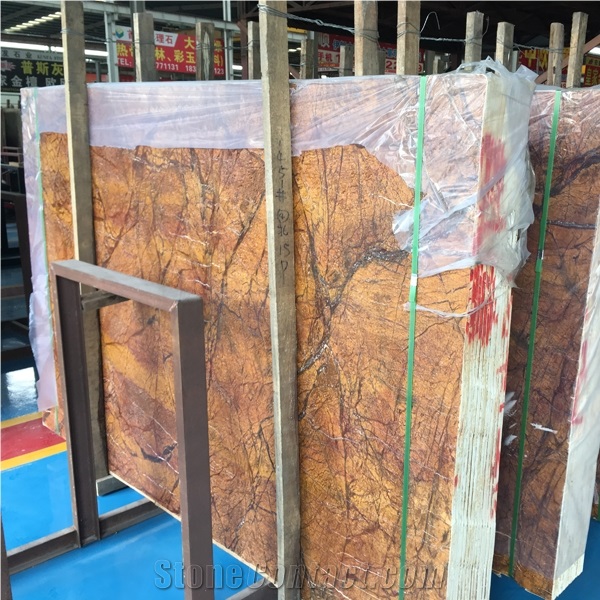 Factory Price Import Rainforest Brown Marble Tiles & Slabs/Slabs for Home Decoration/Marble Wall Covering Tiles/Marble Floor Covering Tiles