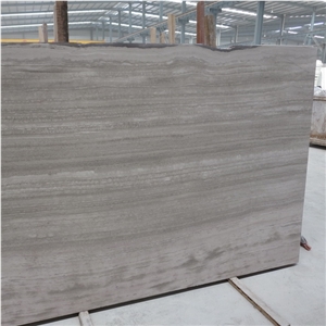 Marble Slab Big Slab Silk Georgette Light Grey Wood Grain Vein Marble Floor Tile, China Grey Marble Tiles & Slabs
