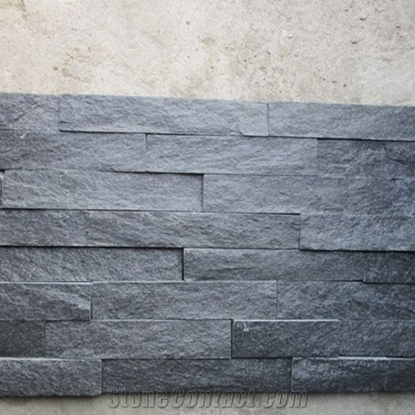 Natural Black Slate Stone Split Face Culture Cultured - Slate Stone Veneer Wall Cladding Natural Black Slate Stone Split Face Culture Cultured - Slate Stone Veneer Wall Cladding