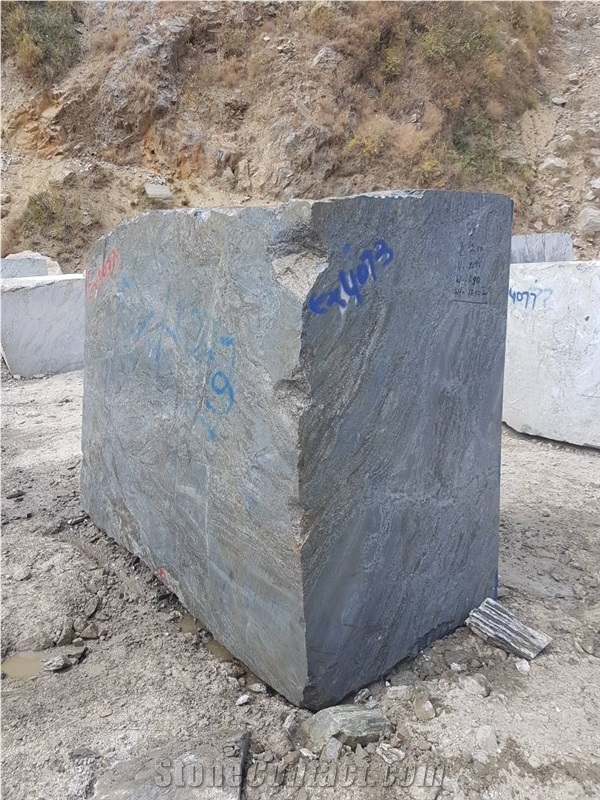 Temple Blue Granite Block, Pakistan Blue Granite