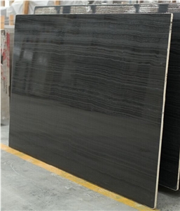 Black Wood Marble,Slabs and Tiles Polished/Honed,Wall Cladding for Interior Decoration,A Grade Quality for Hotel and Home Use,Floor Tiles,Own Quarry Own Factory and Large Stock