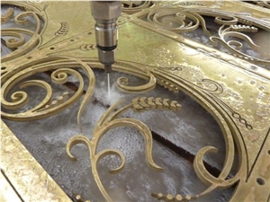 2017 Hot Sale Kitchen Backsplash Tile Waterjet Mosaic Metal Mosaic Tiles