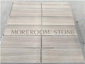 China Supplier Grey Wood Grain Marble Tile for Flooring Design