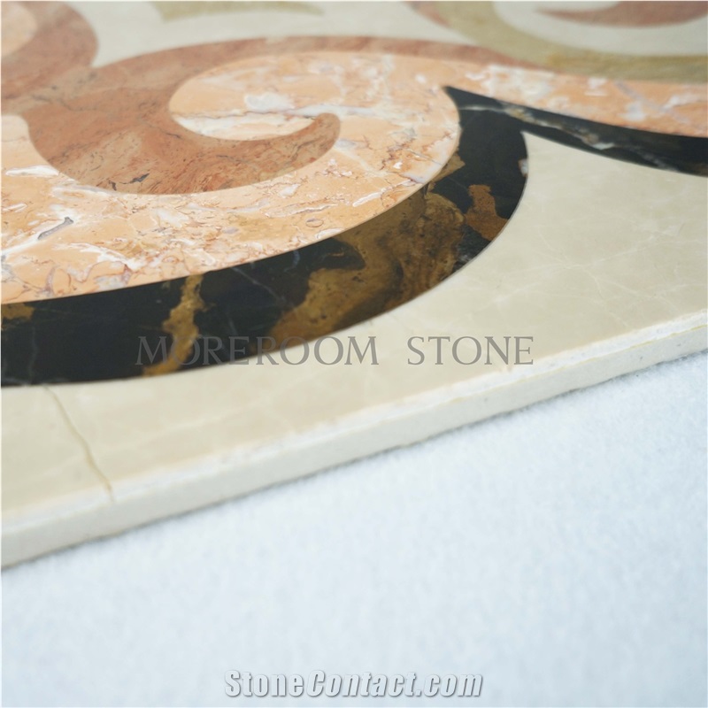 Customized Size Bathroom Floor Ceramic Border Composite Tiles