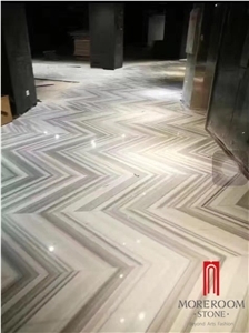 Italy Platinum Sand Composite Marble Tile for Hotel Wall and Floor